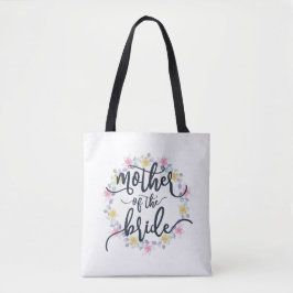 Moeder van de bruidbruiloft-kalligrafie | Canvas t Tote Bag