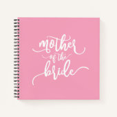 Moeder van de bruidbruiloft-kalligrafie | Laptop Notitieboek (Voorkant)