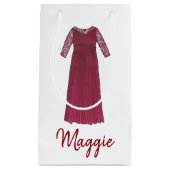 Moeder van de bruidbruinbruiddress klein cadeauzakje (Voorkant)