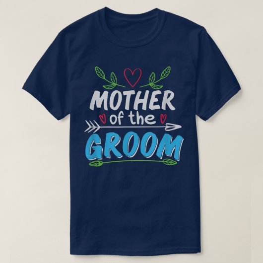 Moeder van de bruiddag die overeenkomt met een bri t-shirt (Design voorkant)