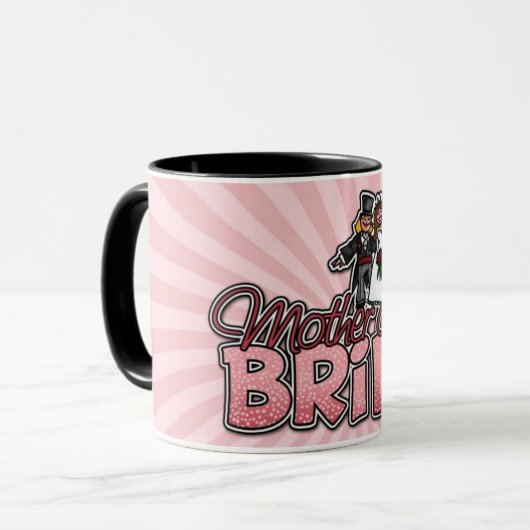 moeder van de bruidde mok (Voorkant links)