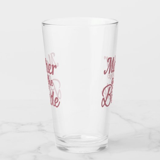 Moeder van de bruidduwhuwelijk glas (Links)