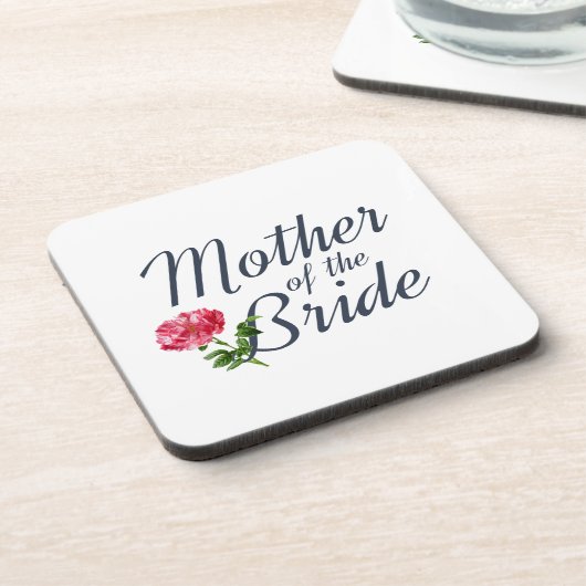 Moeder van de bruidduwkalligrafie | ONDERZETTER (Linkerzijde)