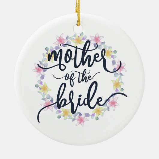 Moeder van de bruidduwkalligrafie | ORNAMENT (Achterkant)