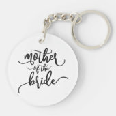 Moeder van de bruidduwkalligrafie | SLEUTELHANGER (Achterkant)