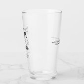 Moeder van de Bruidegom Aangepaste Trouwdag Glas (Links)