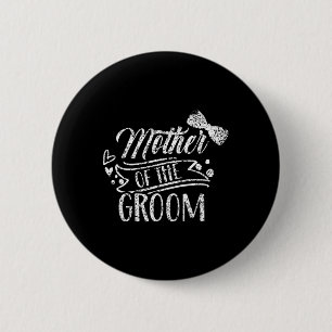 Moeder van de Bruidegom Bachelor Huwelijksfeest Ui Ronde Button 5,7 Cm