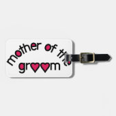 Moeder van de Bruidegom Bagagelabel (Voorkant horizontaal)