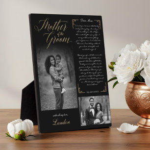 Moeder van de bruidegom Black Photos Wedding Keeps Fotoplaat