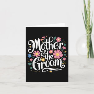 Moeder van de bruidegom Bloemen van Bruid voor Huw Kaart