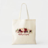 moeder van de bruidegom bloemengeschenk bruiloft b tote bag (Voorkant)
