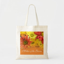 Moeder van de bruidegom/bruid bloem daisy tote bag