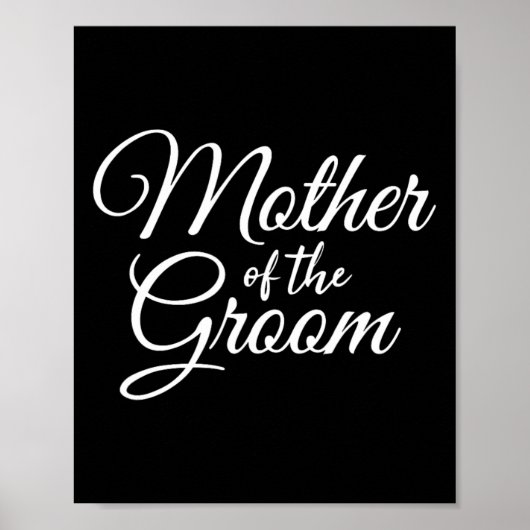 Moeder van de bruidegom Dames Poster (Voorkant)