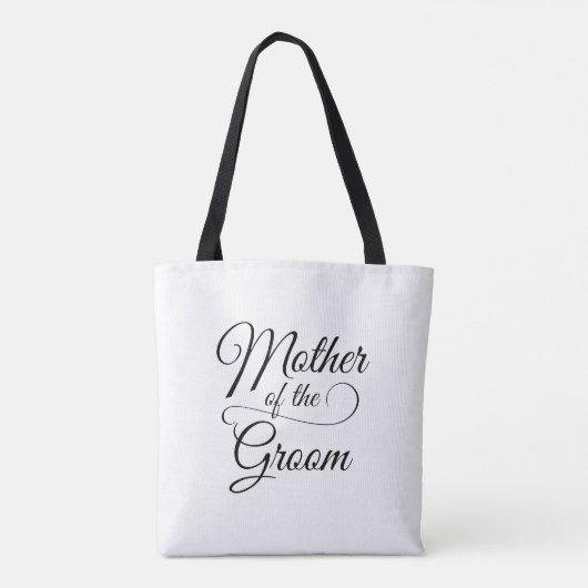 Moeder van de Bruidegom Elegant Tote Bag (Achterkant)