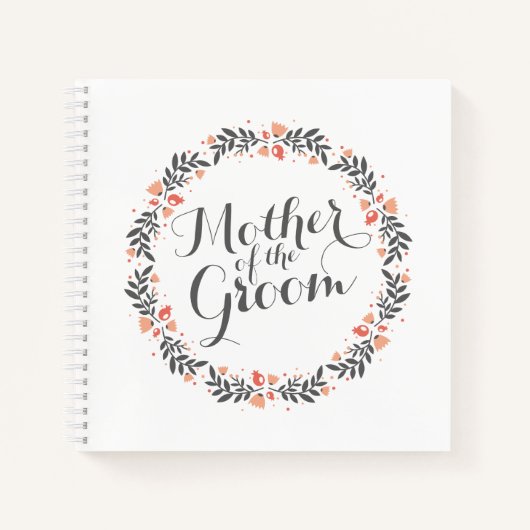 Moeder van de bruidegom Elegant Wedding | Gastenbo Notitieboek (Voorkant)