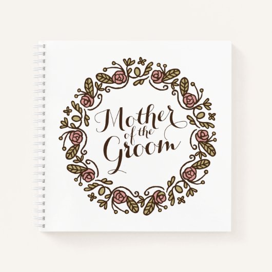 Moeder van de bruidegom Elegant Wedding | Notitieb Notitieboek (Voorkant)