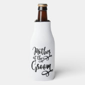 Moeder van de bruidegom flesjeskoeler (Fles Voorkant)