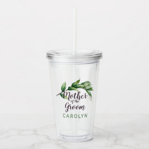 Moeder van de Bruidegom Foliage Persoonlijk Acryl Drinkbeker