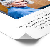 Moeder van de Bruidegom Foto Stoel Behouden Trouwh Poster (Hoek)