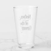 Moeder van de bruidegom glas (Achterkant)