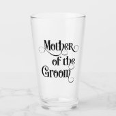 Moeder van de bruidegom glas (Voorkant)