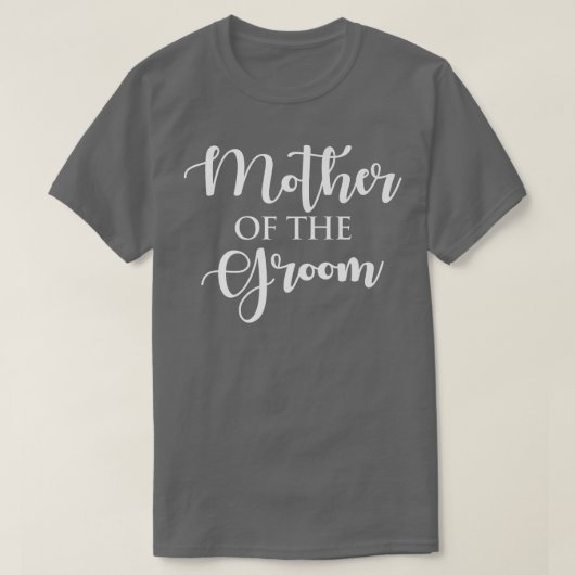 Moeder van de bruidegom grappige moeder van de bru t-shirt (Design voorkant)