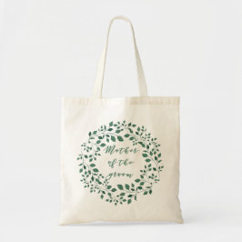 Moeder van de bruidegom | Groene bladeren krans Ca Tote Bag