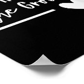 Moeder van de bruidegom hart mam bruiloft vrijgeze poster (Hoek)