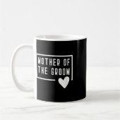 Moeder van de Bruidegom Hart Moeder Trouwen Bachel Koffiemok (Links)