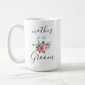 Moeder van de bruidegom huwelijkscadeau Floral Chi Koffiemok (Links)