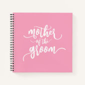 Moeder van de bruidegom Huwelijkscalligrafie | Not Notitieboek (Voorkant)