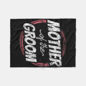 Moeder van de bruidegom huwelijksfeest vrijgezelle fleece deken (Voorkant (Horizontaal))