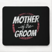 Moeder van de bruidegom huwelijksfeest vrijgezelle muismat (Voorkant)