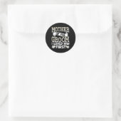 Moeder van de Bruidegom Ik Hield Eerst van Hem 12 Ronde Sticker (Tas)