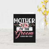 Moeder van de bruidegom Ik hield eerst van hem Moe Kaart (Gele Bloem)