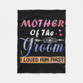 Moeder van de bruidegom Ik hield het meest van hem Fleece Deken (Voorkant)