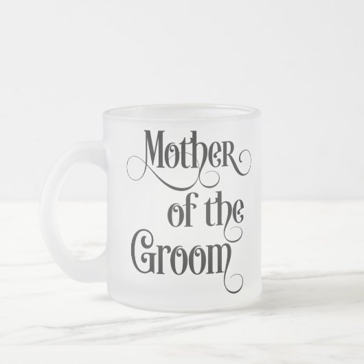 Moeder van de Bruidegom Matglas Koffiemok (Links)