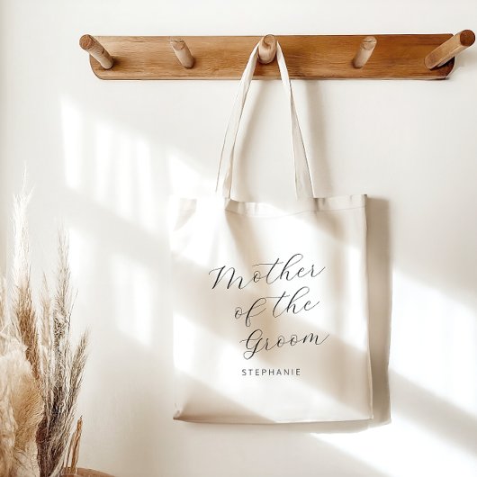 Moeder van de Bruidegom Minimalistisch Persoonlijk Tote Bag