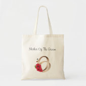 Moeder van de bruidegom, moeder, cadeau, trouwring tote bag (Voorkant)