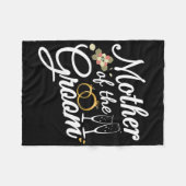 Moeder van de bruidegom Moeder Cadeaus voor bruilo Fleece Deken (Voorkant (Horizontaal))