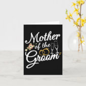 Moeder van de bruidegom moeder geschenken voor bru kaart (Gele Bloem)