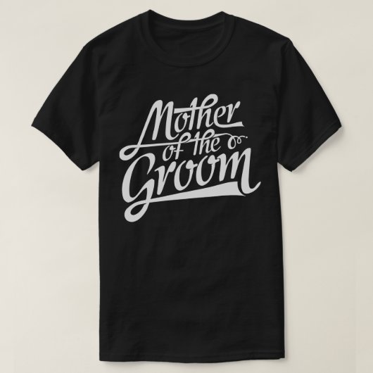 Moeder van de bruidegom Moeder Huwelijkscadeau T-shirt (Design voorkant)