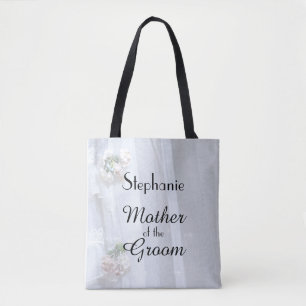 Moeder van de bruidegom Naam Faux Kant Tote Bag