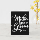 Moeder van de bruidegom ontwerp voor een bruid bru kaart (Gele Bloem)
