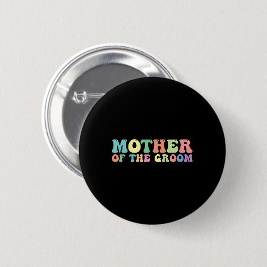 Moeder van de Bruidegom Ronde Button 5,7 Cm (Voorkant /achterkant)