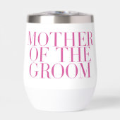 Moeder van de bruidegom Roze Modern Elegant Custom (Voorkant)