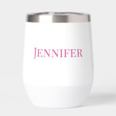 Moeder van de bruidegom Roze Modern Elegant Custom (Achterkant)