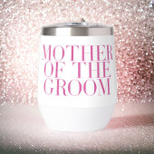 Moeder van de bruidegom Roze Modern Elegant Custom