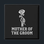 Moeder van de bruidegom skelet gothic Bachelor Wed Magneet<br><div class="desc">Moeder van de bruidegom Skeleton Gothic Bachelor Wedding</div>