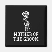 Moeder Van De Bruidegom Skelet Gotische Bachelor B Magneet (Voorkant)